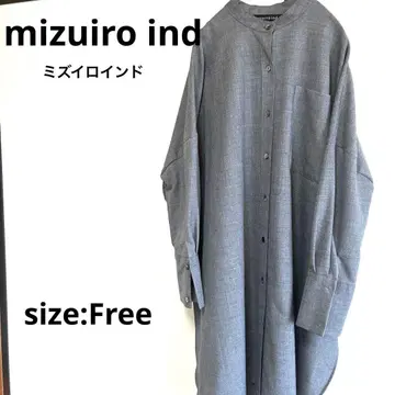 새상품급 mizuiro ind 롱 원피스 그레이 프리 사이즈