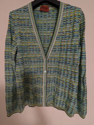 [ 새상품급 ] 미쏘니 MISSONI 니트 가디건 미사용품