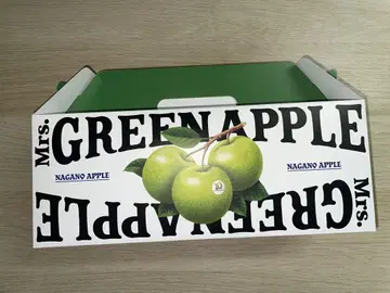 미세스 Mrs. GREEN APPLE 콜라보 파란 사과 박스 나가노현산