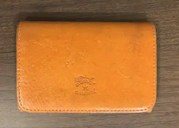 IL BISONTE 오렌지 명함지갑