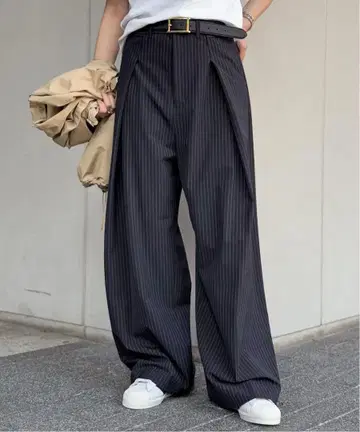 [PROVOKE] 턱 와이드 팬츠