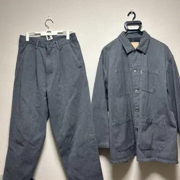 Graphpaper 그라프 페이퍼 데님 셋업 gray 단독 구매 가능