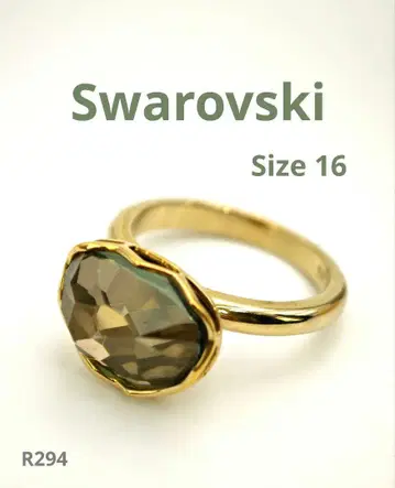[ SWAROVSKI ] 스와로브스키 대형 크리스탈 스톤 반지