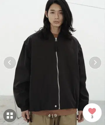DETACHABLE NYLON GABA FLIGHT BLOUSON