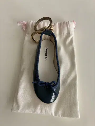 새상품 repetto 네이비 키링 레페토