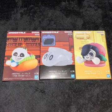 UNDERTALE 샌즈 메타톤 나프스타브루크 피규어 3개 세트