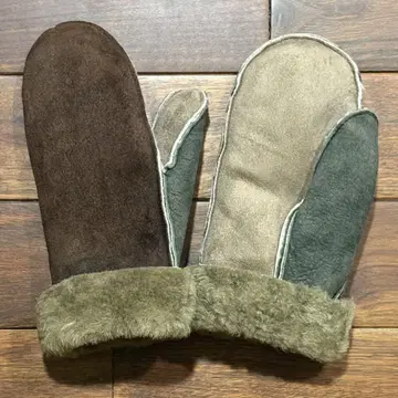 [ Owen Barry ] 오웬 발리 양가죽 미튼 무스탕 장갑