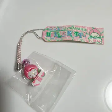 헬로키티 지역 한정 키티 끈 장식 야마나시 복숭아 당시 물품