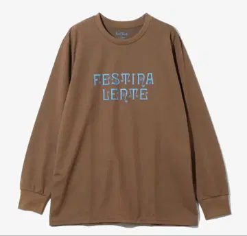 25fw south2west8 L/S CREW NECK TEE XL
