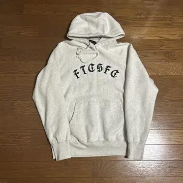 FTC 그레이 후드 부착 후드티