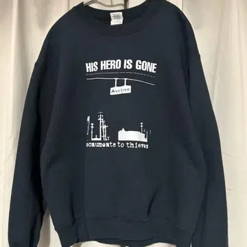 His Hero Is Gone 스웨트 셔츠 M 사이즈