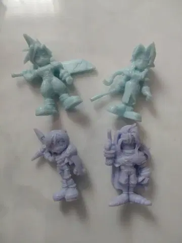 당시물 FF7 피규어 4체 세트