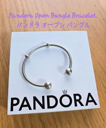 Pandora 판도라 오픈 뱅글 팔찌 뱅글 실버