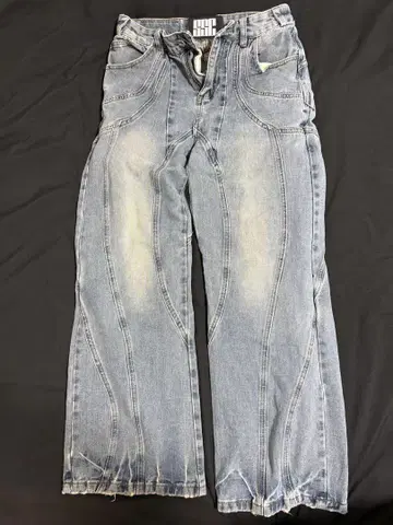 SSC WHISKYMELLOW dirty wide denim