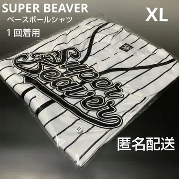 SUPER BEAVER 베이스볼 셔츠 XL 스트라이프 ZOZO 마린