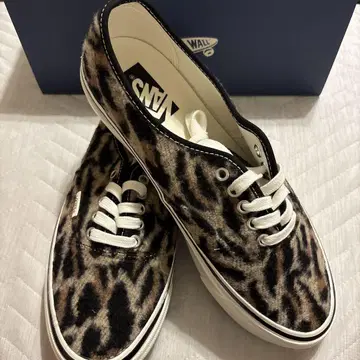 VansLX Authentic 44 레오파드 스니커즈 26.5 레오파드