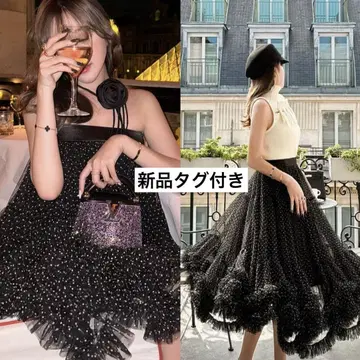 2way dot bloom 스커트