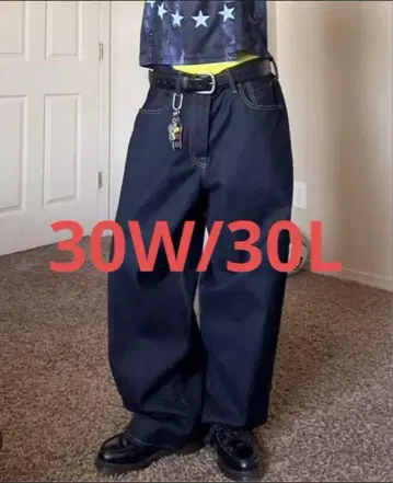 GAP 슈퍼 배기 데님 30W 30L 다크 린스 인기 완판