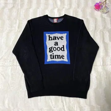 [ 새상품급 ] have a good time 니트 스웨터