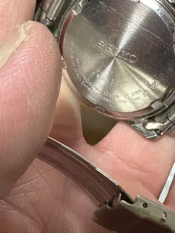 SEIKO 크로노그래프 10기압 방수