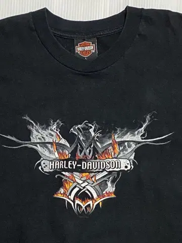 할리데이비슨 Harley-Davidson 이글 패턴 바이크 T셔츠