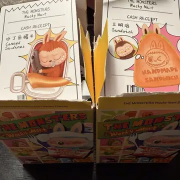 THE MONSTERS Wacky Mart 시리즈 LABUBU 2개
