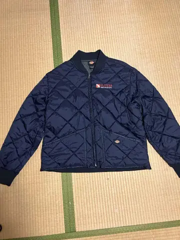 Dickies 퀼팅 자켓 네이비 컬러 XL L