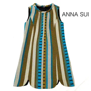 ANNA SUI 오버롤 스커트 원피스 아크릴