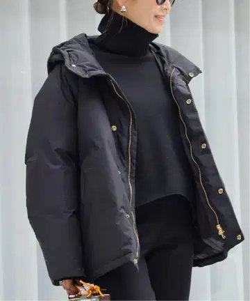Deuxieme Classe 다운 자켓 블랙