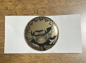 NARUTO 돌풍전 보물 캔뱃지 우즈마키 나루토 금 메탈