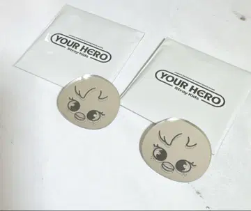 straykids 스키즈 랜덤 거울 스티커 포가리 2개