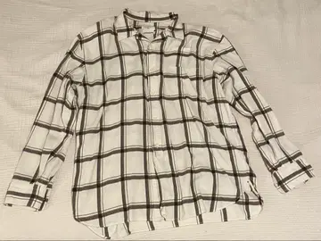 SALVAGE PUBLIC 체크 무늬 긴팔 셔츠