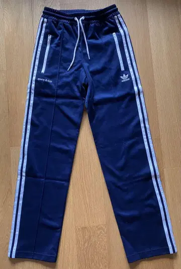 adidas x sporty&rich 트랙 팬츠 네이비 M 사이즈
