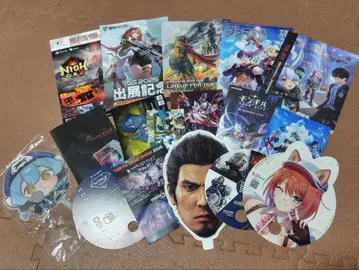 tgs 2025 팜플렛 부채 노트 캔배치 굿즈 모음