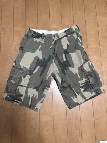 카모플라쥬 카고 팬츠 4 포켓