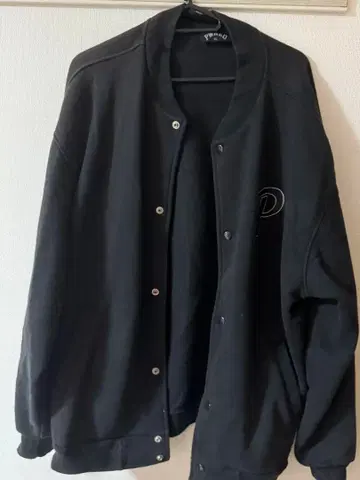 PWND 블랙 바시티 자켓 XL