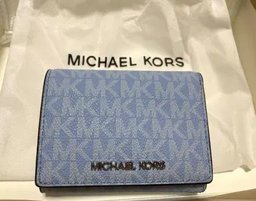 [ 새상품 ] MICHAEL KORS 접이식 지갑 라이트 블루