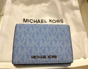 [ 새상품 ] MICHAEL KORS 접이식 지갑 라이트 블루