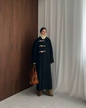 CLANE 클라네 오버 맥시 더플 코트