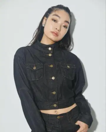 [ LAGUA GEM ] 데님 자켓s 블랙
