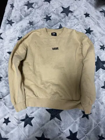 VANS 베이지 크루넥 맨투맨