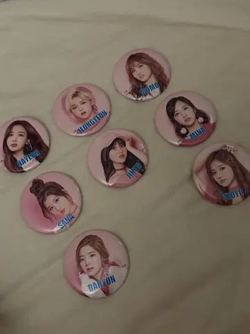 TWICE #TWICE 캔 배지 세트 (채영 제외)