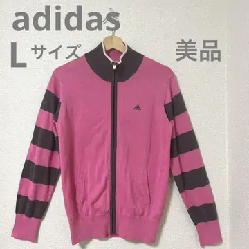 [ 새상품급 ] adidas 골프 보더 니트 가디건 집업 L