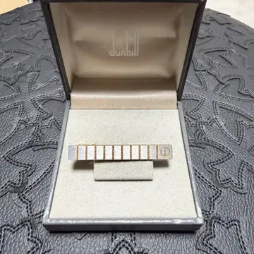 dunhill 골드 스트라이프 넥타이핀