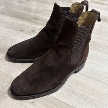 Loake 로크 스웨이드 사이드 고어 부츠 브라운 UK 6 1/2