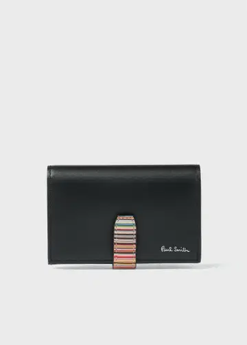 Paul Smith 시그니처 스트라이프 탭 SS25 명함지갑