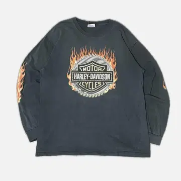 할리데이비슨 롱T 파이어 엠블럼 파이어 프레임