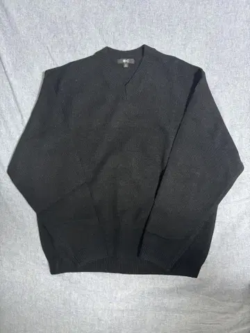 UNIQLO C 릴랙스 V넥 스웨터 블랙 M