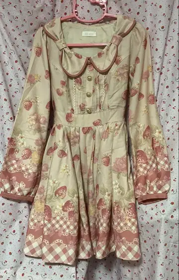 LIZ LISA 리즈메로 스트로베리 패턴 원피스