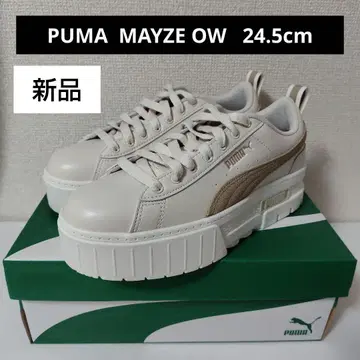 새상품 PUMA MAYZE OW 24.5cm 통굽 베이지